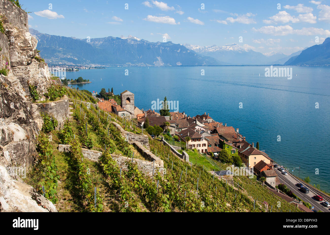 St. Saphorin, Schweiz Stockfoto