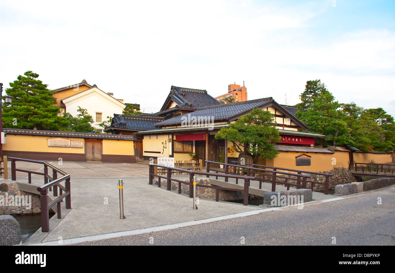 Nagamachi Bezirk in Kanazawa, Japan Stockfoto