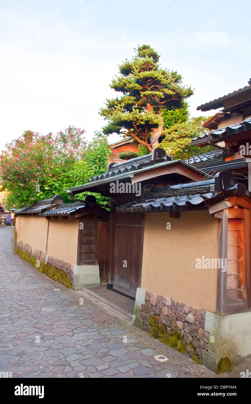 Nagamachi Bezirk in Kanazawa, Japan Stockfoto
