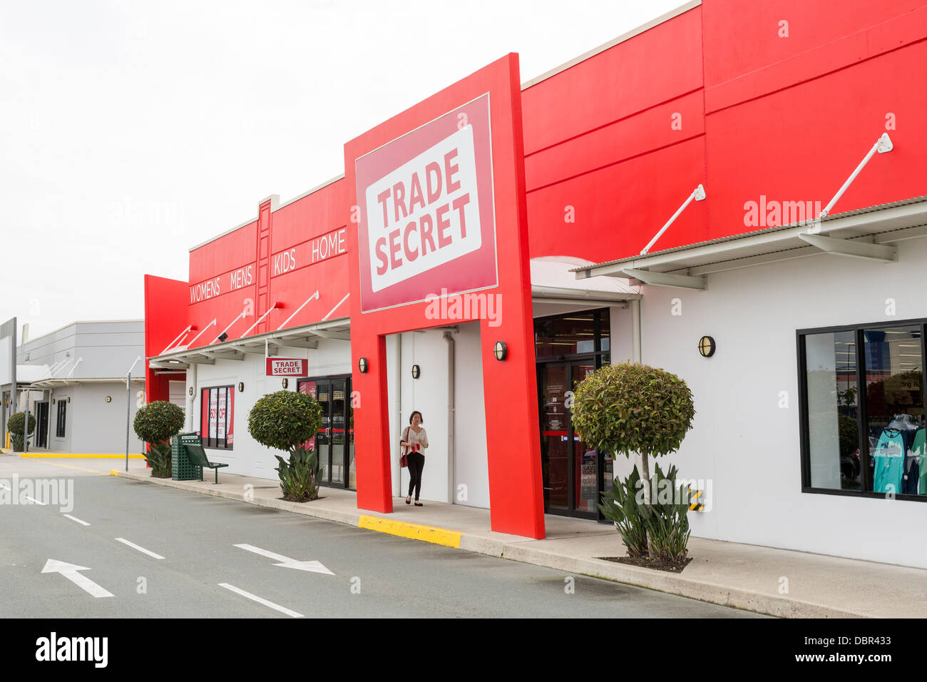Geschäftsgeheimnis Store an moderne Einkaufszone in Maroochydore an Sunshine Coast, Queensland, Australien Stockfoto