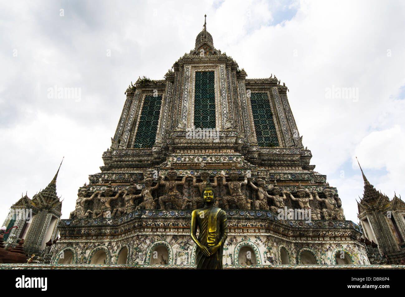 Der Tempel Wat Arun in Bangkok Thailand Stockfoto