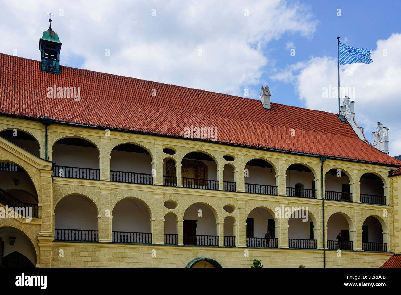 Schloss, Burg Trausnitz, Landshut, senken Sie Bayern, Bayern, Deutschland, Europa Stockfoto