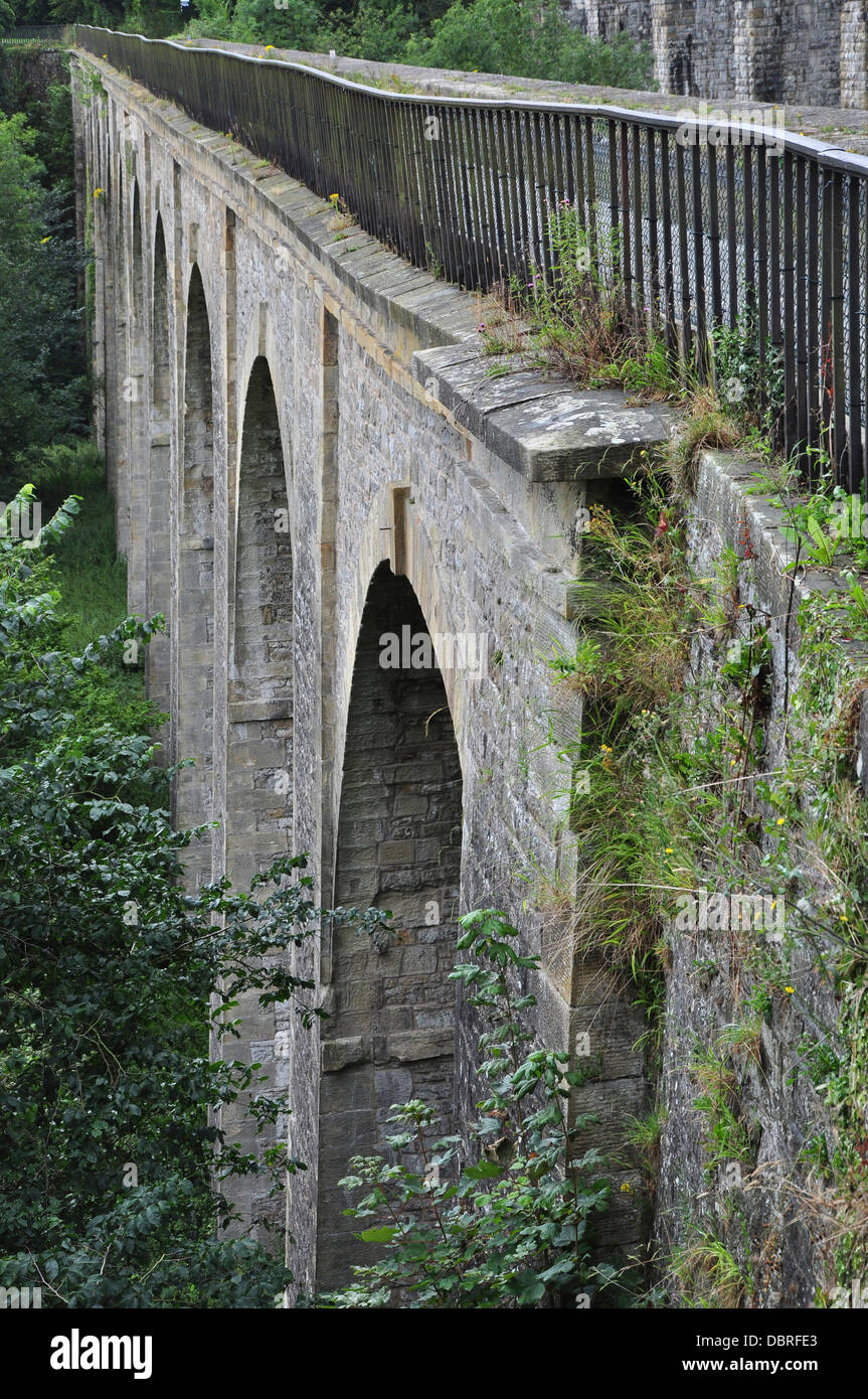 Das Pontcysyllte-Aquädukt am Llangollen Kanal Stockfoto