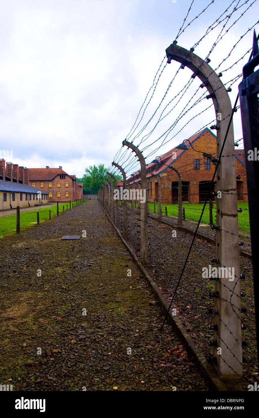 Gedenkstätte Auschwitz-Birkenau, Oswiecim, Polen Stockfoto