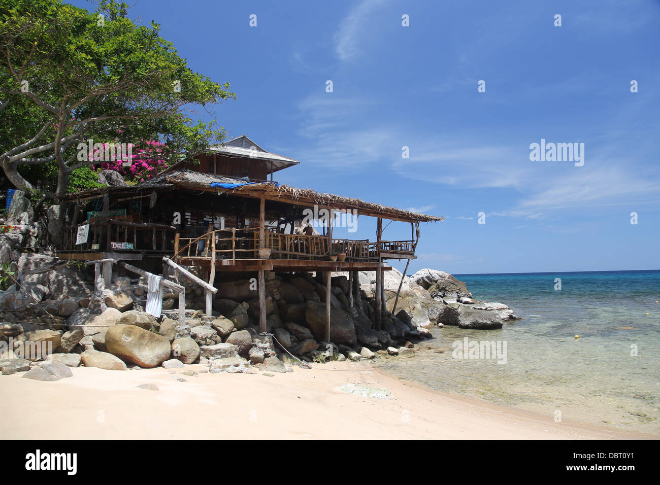 Banane Rock, Sai Nuan Beach, Koh Tao, Thailand Stockfoto