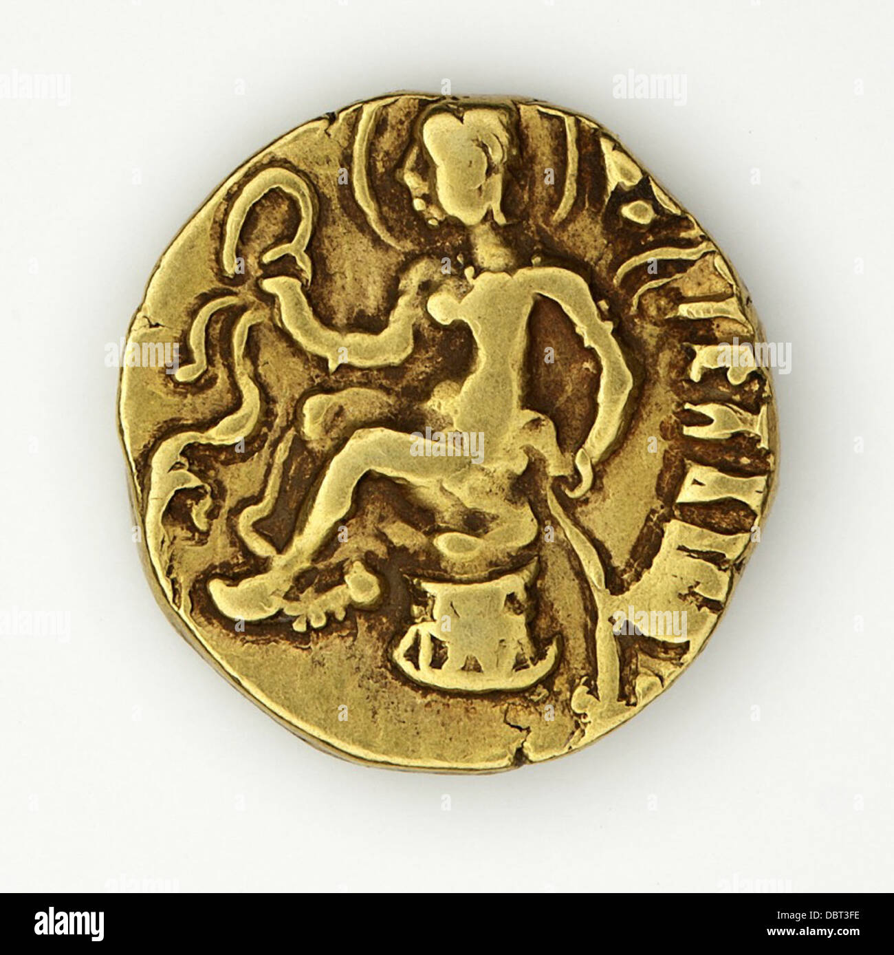 Dinar von Chandragupta II M.77.55.22 (1 von 2) Stockfoto