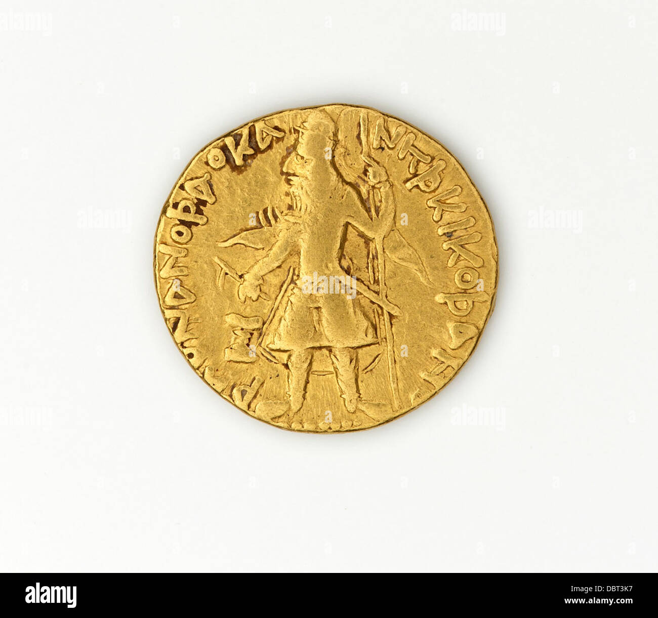 Dinar von Kanishka ich M.77.56.7 (2 von 2) Stockfoto