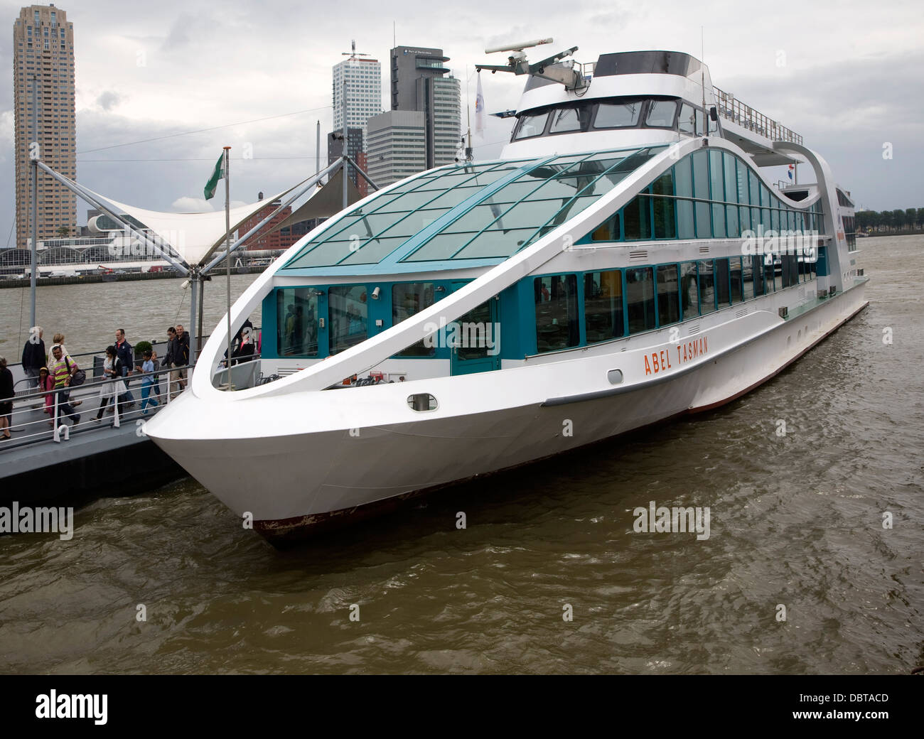 Großen Spido Ausflugsschiff Fluss Maas Rotterdam Niederlande Stockfoto