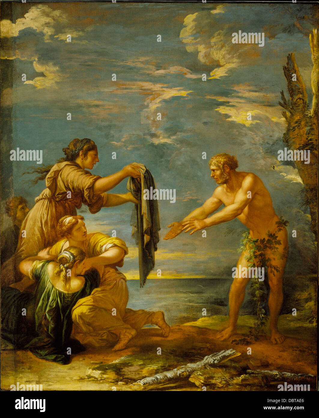 Odysseus und Nausikaa 49.17.4 Stockfoto
