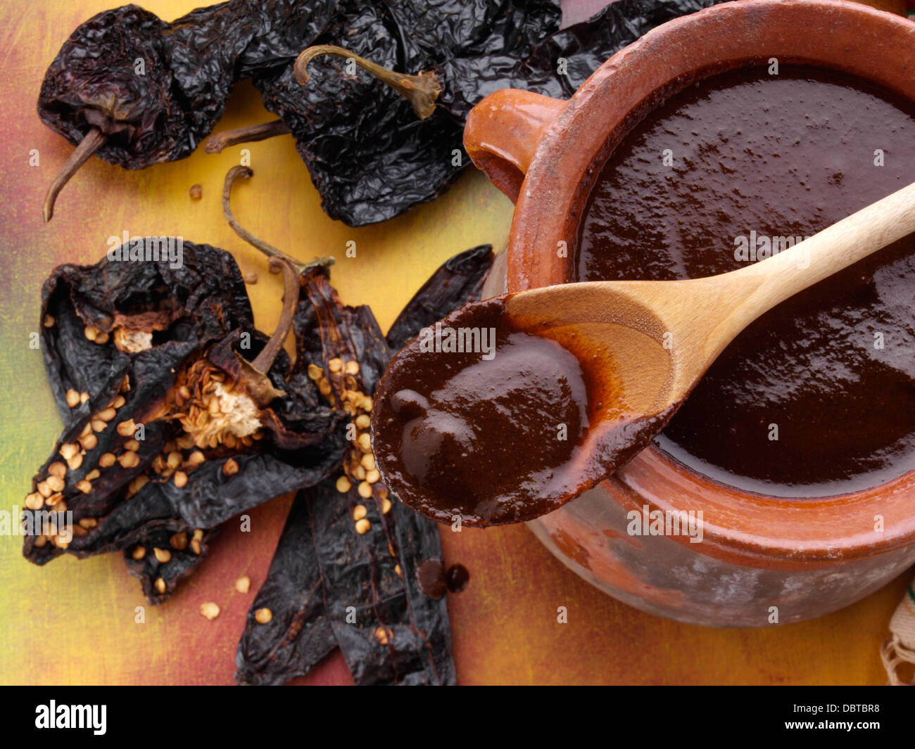 Klassische rote Maulwurf Stockfoto