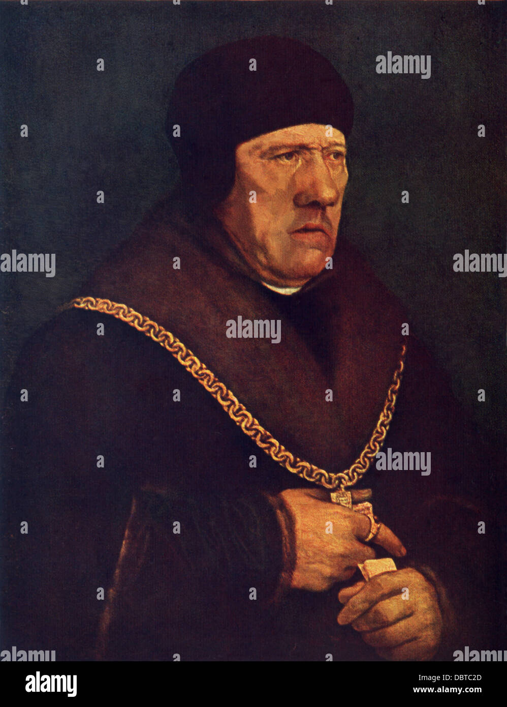 Hans Holbein der jüngere (1497-1543), herausragende Künstler der deutschen Renaissance, malte Sir Henry Wyatt. Stockfoto Hans Holbein der jüngere (1497-1543), herausragende Künstler der deutschen Renaissance, malte Sir Henry Wyatt. Stockfoto