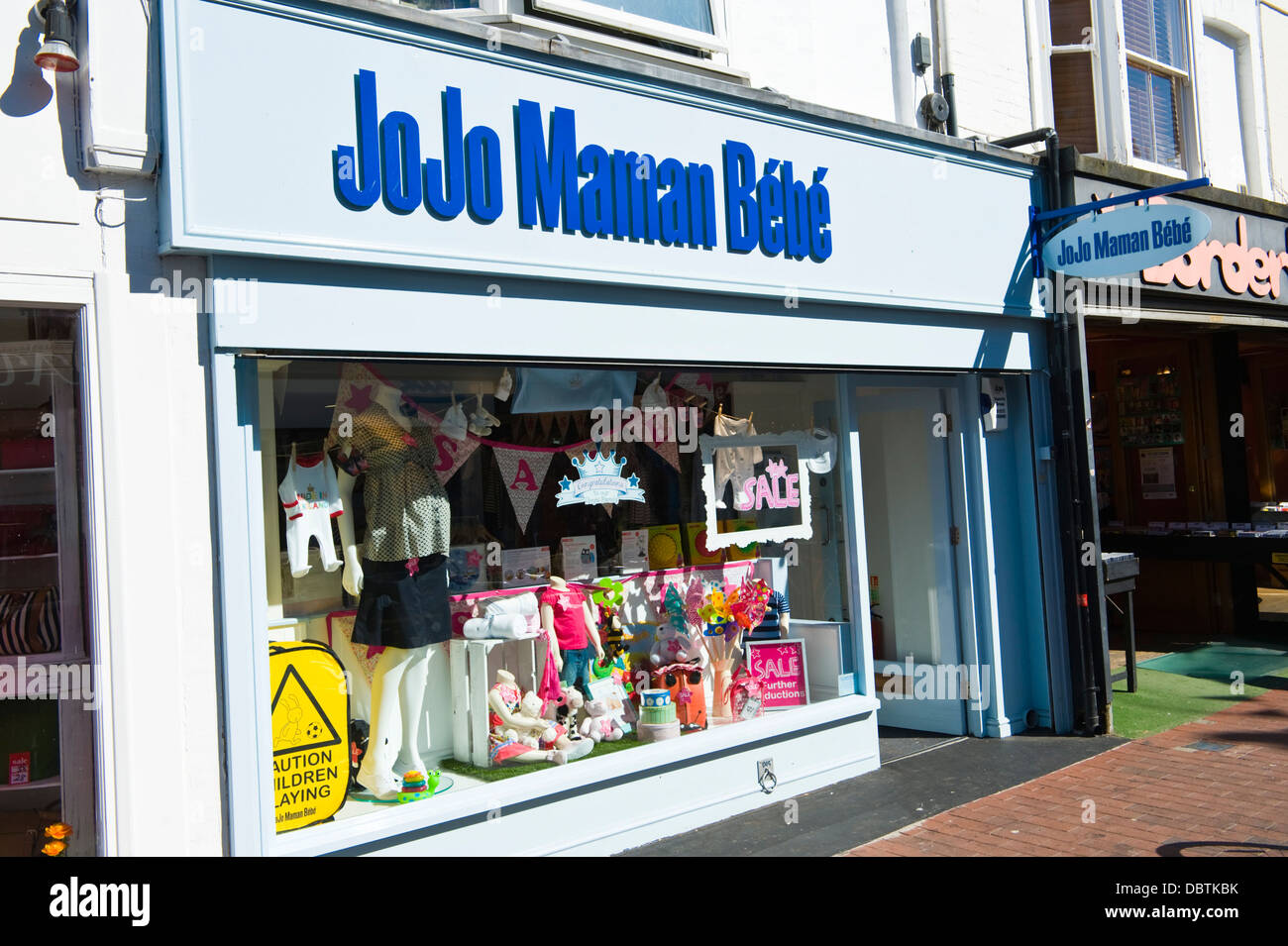 Außenseite des Jojo Maman Bebe Mutter & baby Shop in Brighton East Sussex England UK Stockfoto