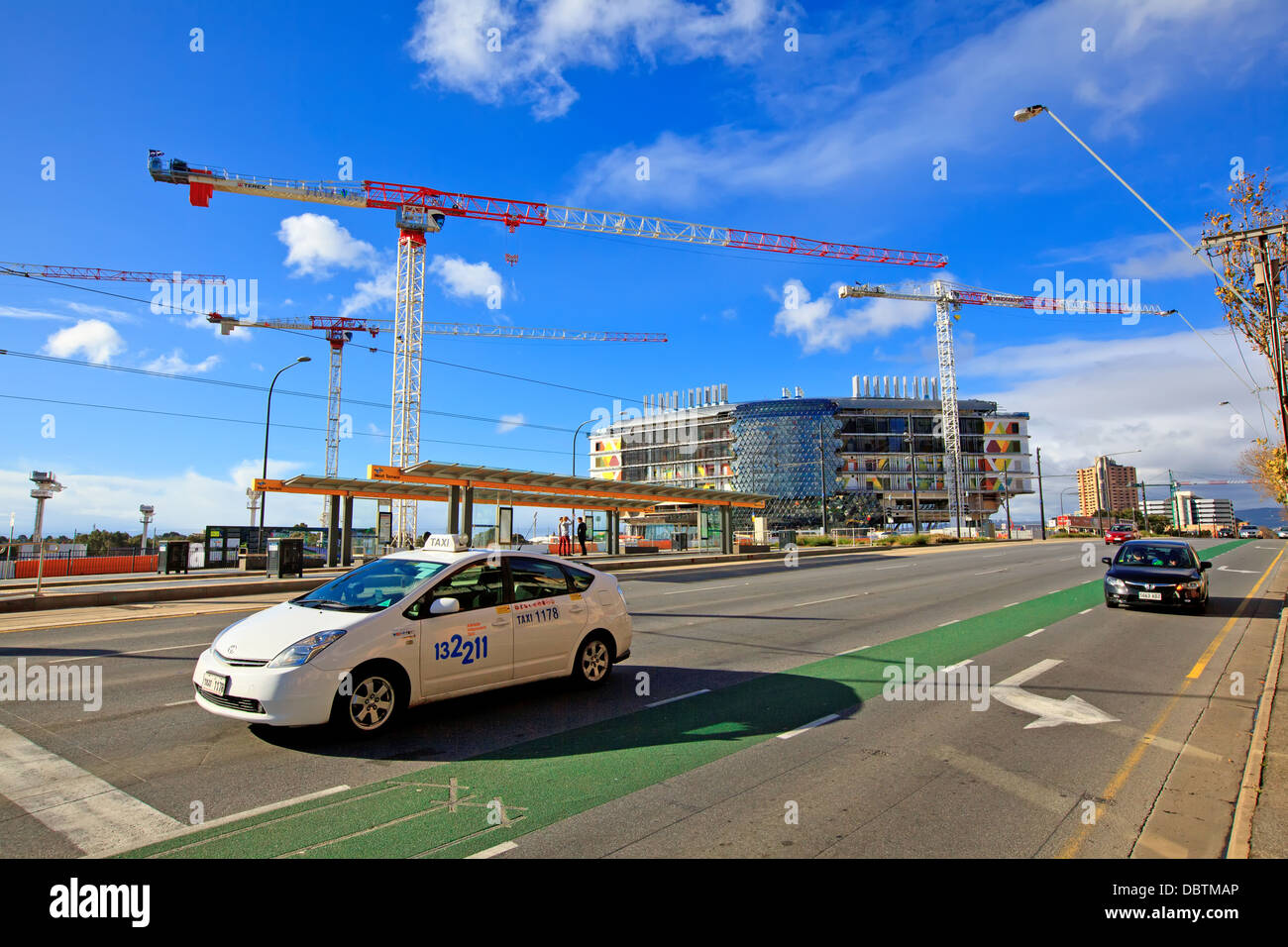 Die Baustelle der South Australian Gesundheit und Medical Research Institute Stockfoto