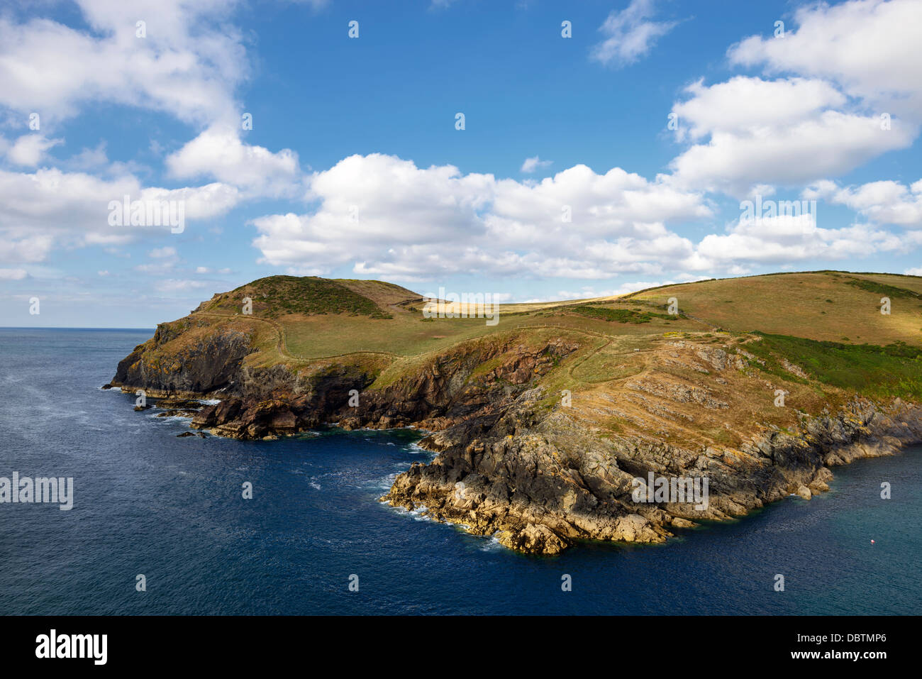Kellan Head bei Port Quin an der Nordküste von Cornwall Stockfoto