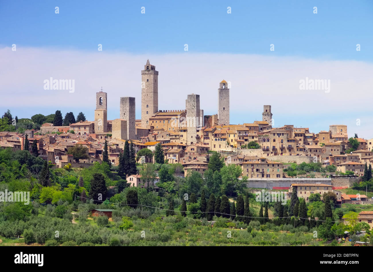 San Gimignano 16 Stockfoto