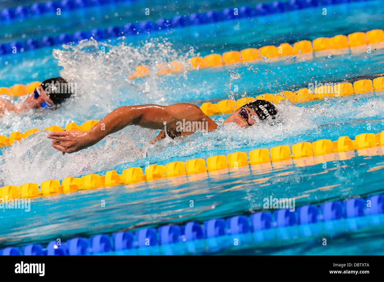 Barcelona, Spanien. 4. August 2013: Japans Daiya Seto konkurriert die Männer 400 m Lagen Finale am 15. FINA-Weltmeisterschaften in Barcelona. Bildnachweis: Matthi/Alamy Live-Nachrichten Stockfoto