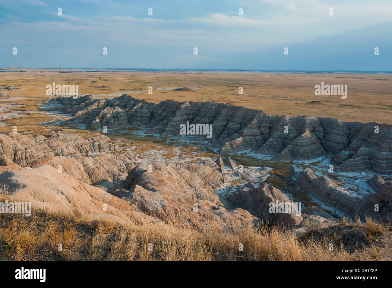Badlands Nationalpark, South Dakota, Vereinigte Staaten von Amerika, Nordamerika Stockfoto