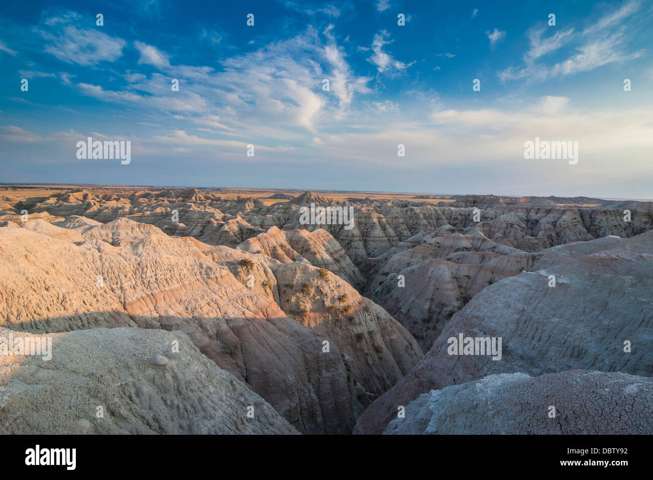 Badlands Nationalpark, South Dakota, Vereinigte Staaten von Amerika, Nordamerika Stockfoto