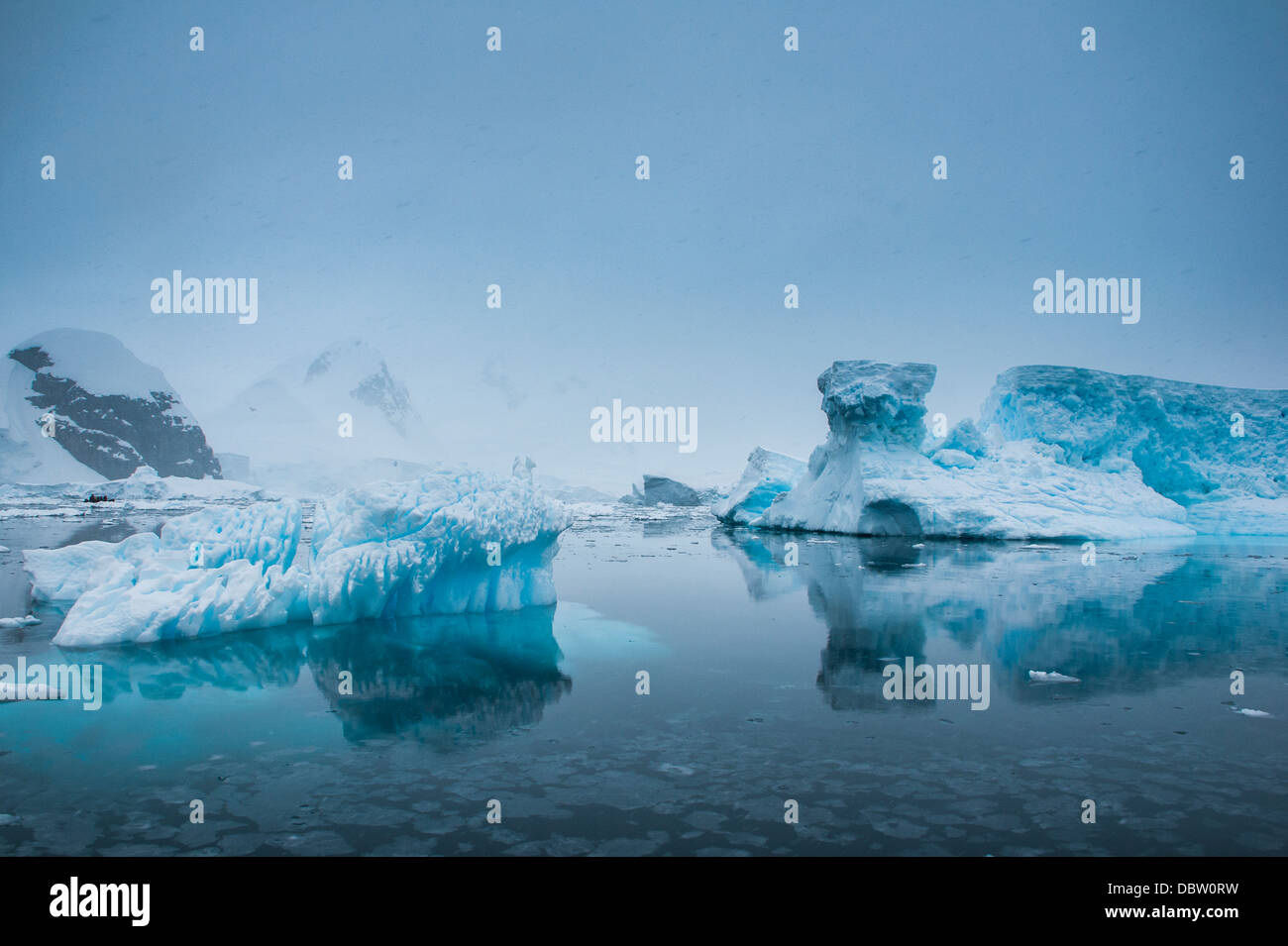 Eisberg in der Antarktis Gewässern, Enterprise Island, Antarktis, Polarregionen Stockfoto