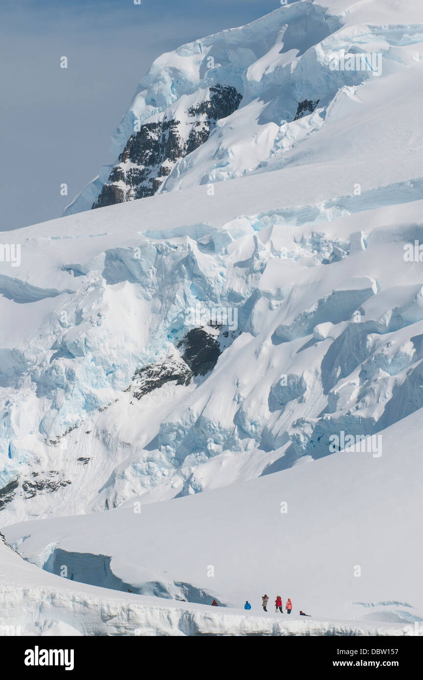 Riesiges Eisschelf Mikkelson Island, Antarktis, Polarregionen Stockfoto