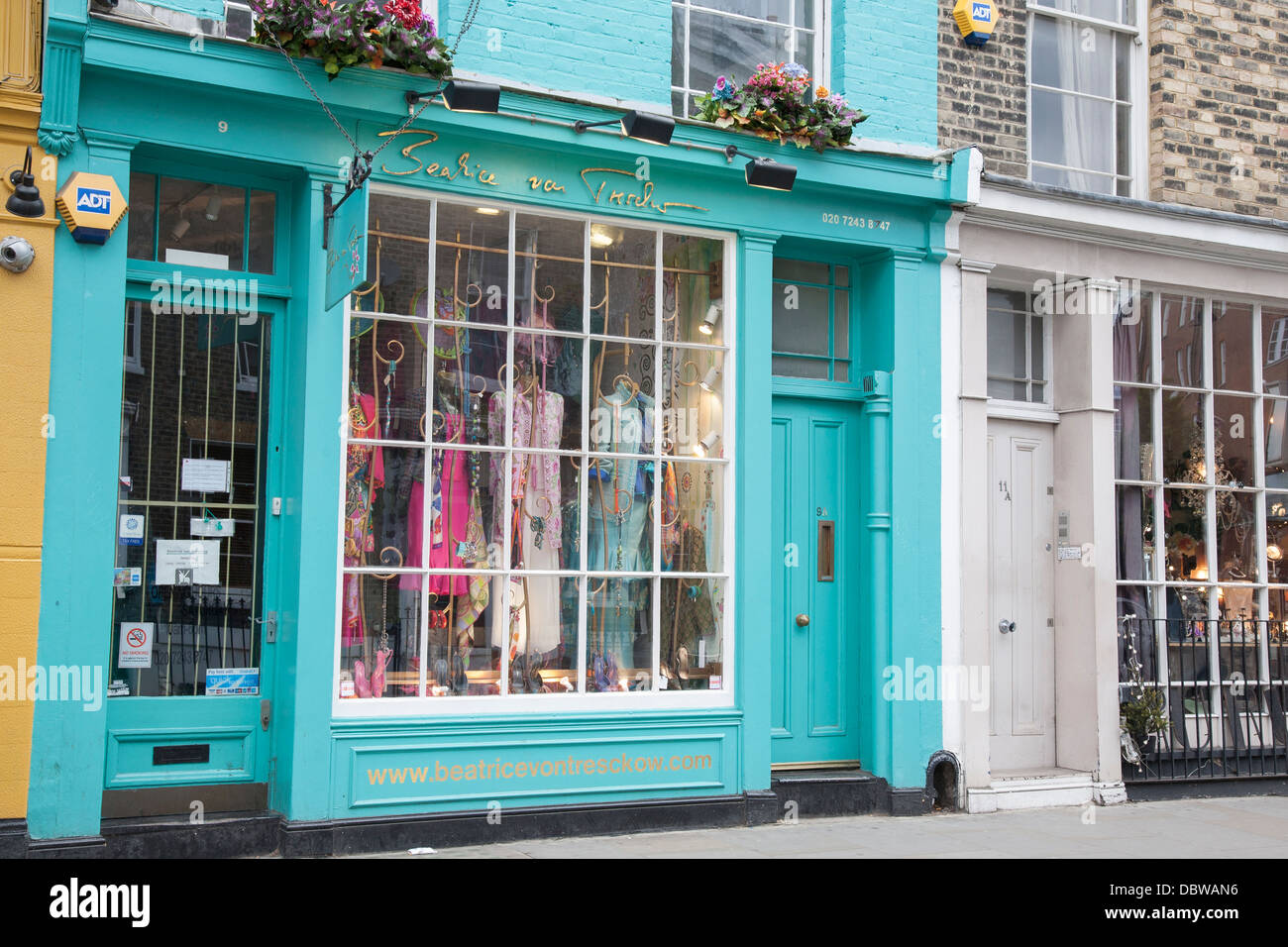 Beatrice Von Tresckow Kleidung Shop, Portobello Road, London, England, UK Stockfoto