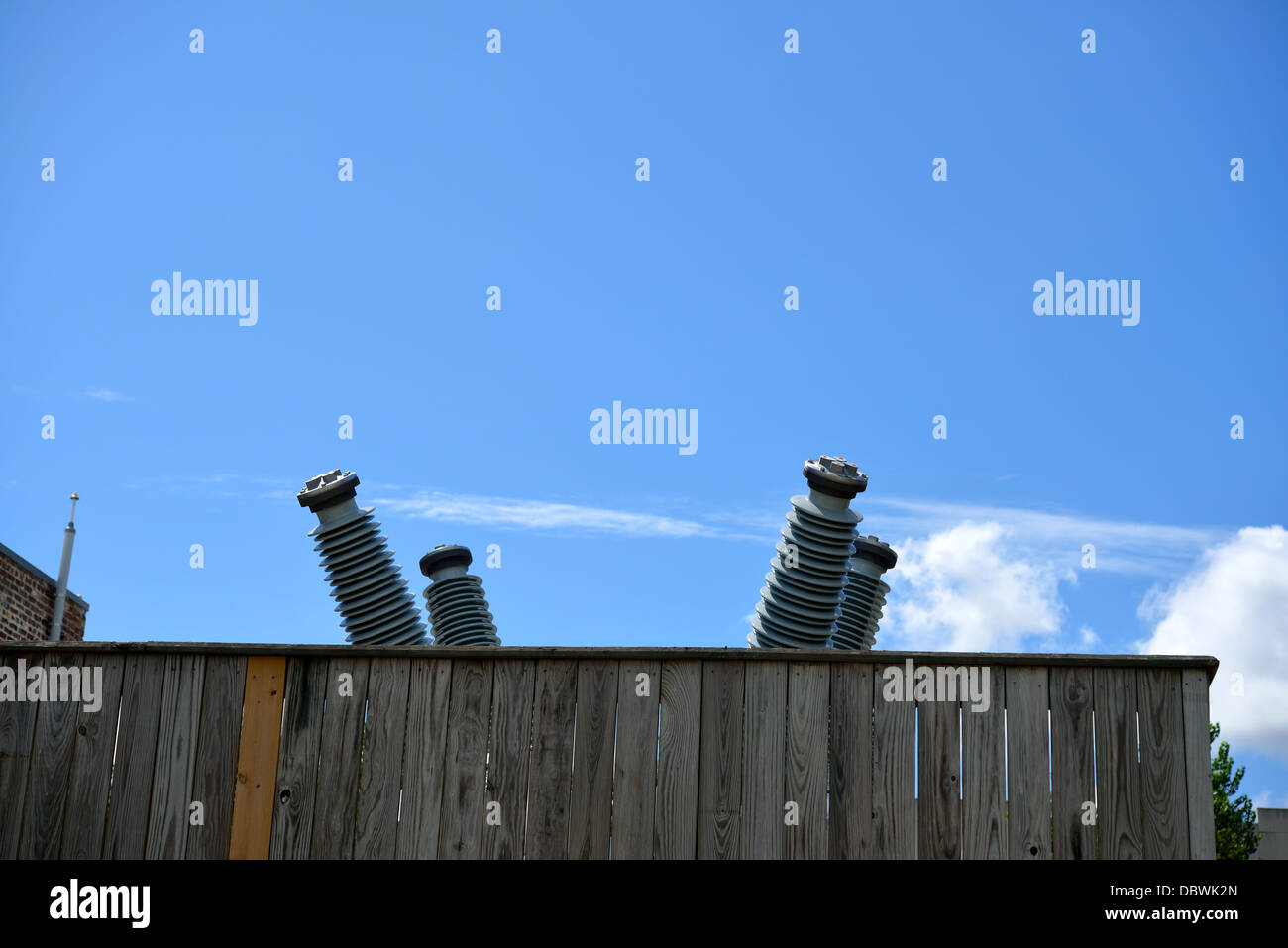 Elektrizitätswerk Stockfoto