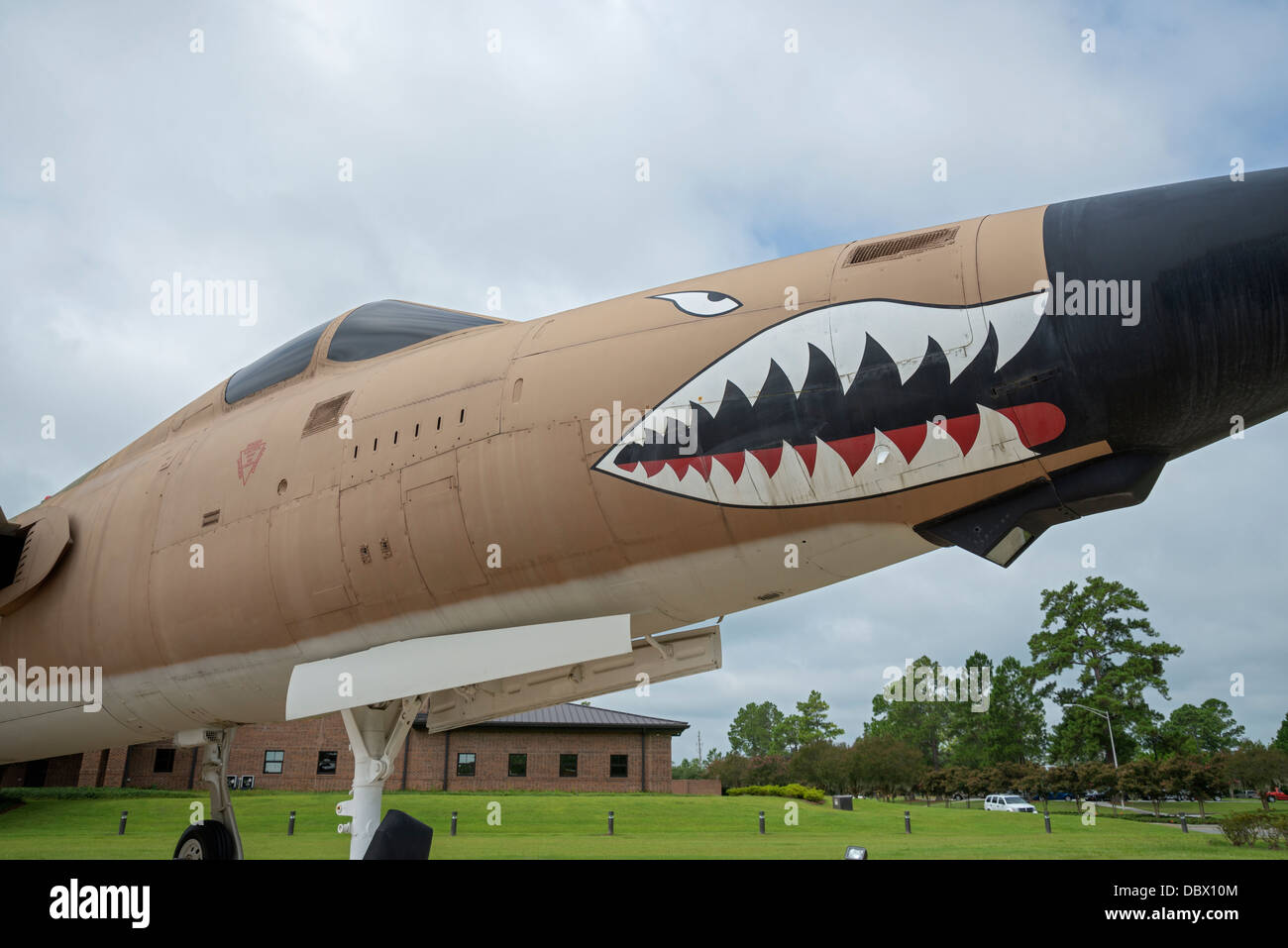 Vintage US Air Force Flugzeuge auf Moody Air Force Base in Valdosta