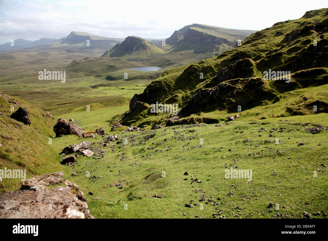 Dieser Grat dominiert den nördlichen Teil der Insel Skye Stockfoto
