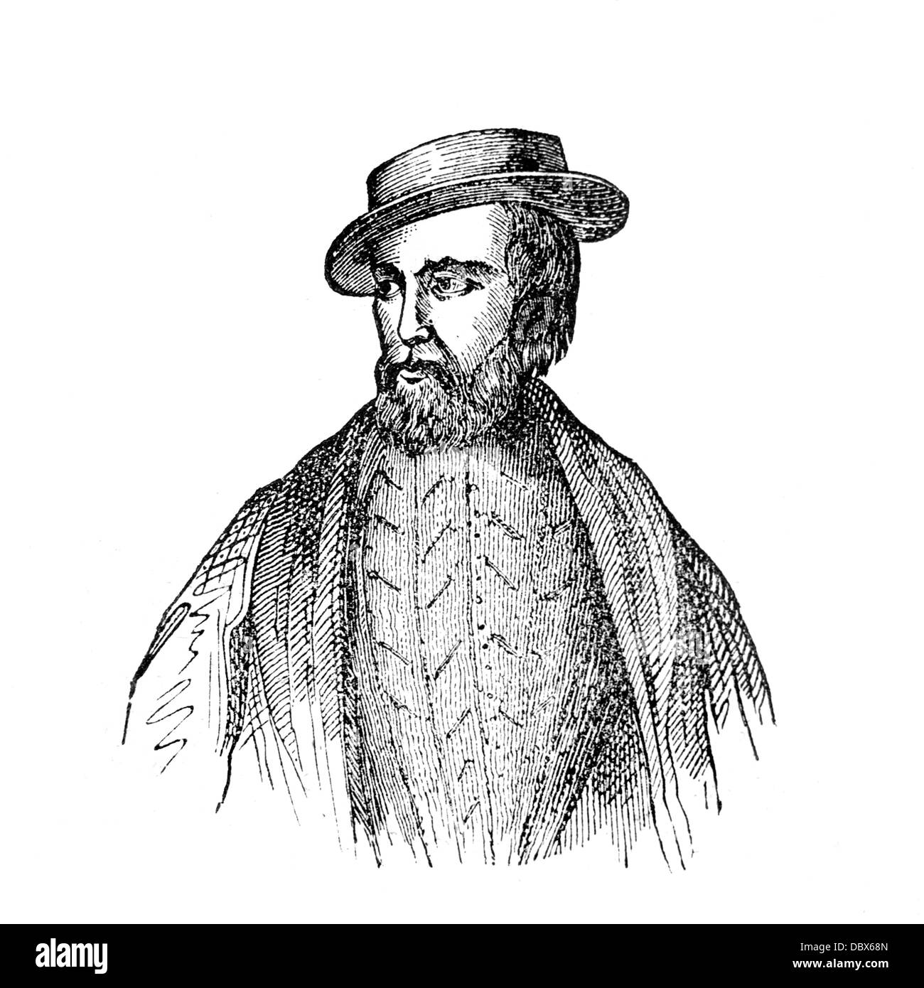 1500 S PORTRAIT HERNANDO CORTES FERNANDO CORTEZ EXPLORER SPANISCHE EROBERER EROBERUNG AZTEKEN MEXIKOS Stockfoto
