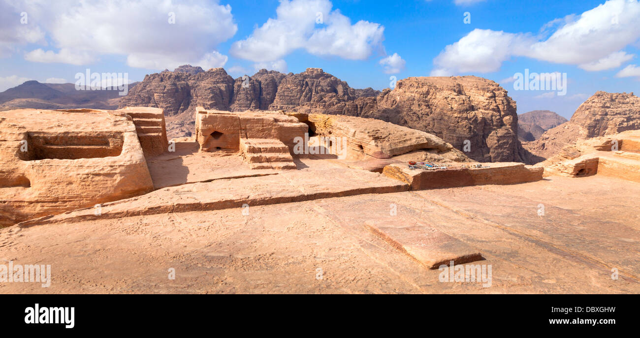 Heiligen Ort in der Wüste Stockfoto