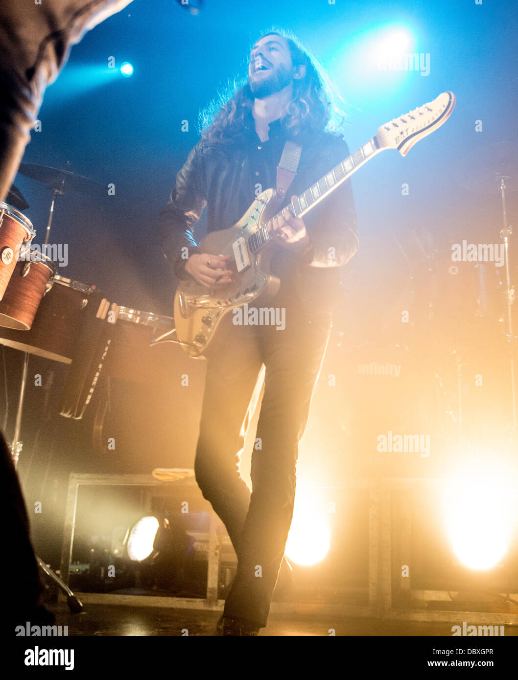 Stellen Sie sich vor Drachen die live bei Metro in Chicago, IL Stockfoto