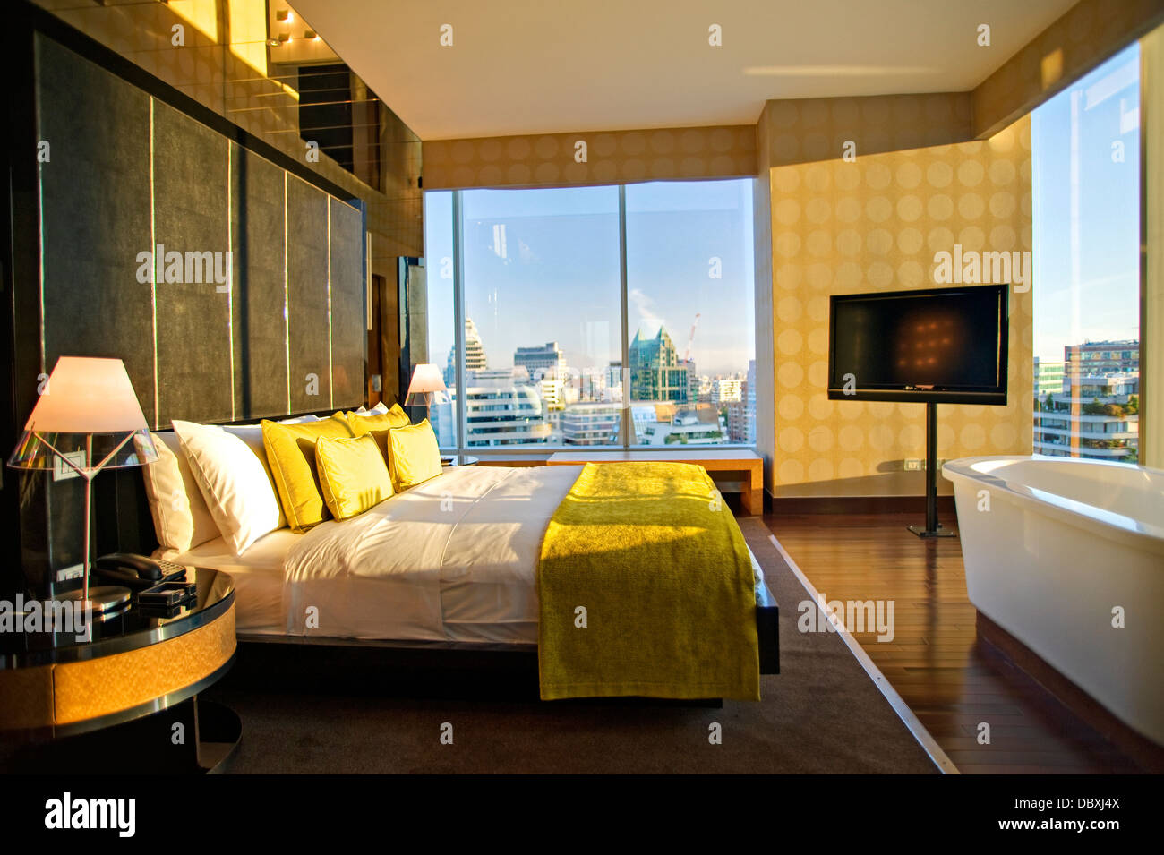 WOW Suite im W Santiago Hotel Stockfoto