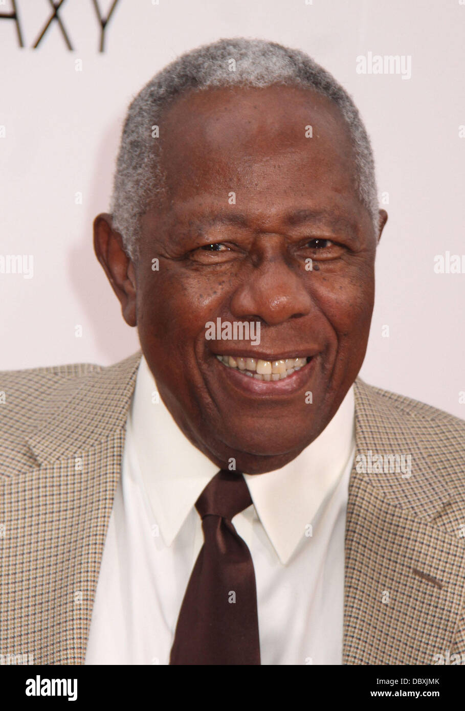 New York, NY, USA. 5. August 2013.  -Legendären Baseballspieler HANK AARON besucht die New Yorker Premiere von "Lee Daniels der Butler" im Ziegfeld Theatre statt. Nancy Kaszerman/ZUMAPRESS.com/Alamy © Live-Nachrichten Stockfoto