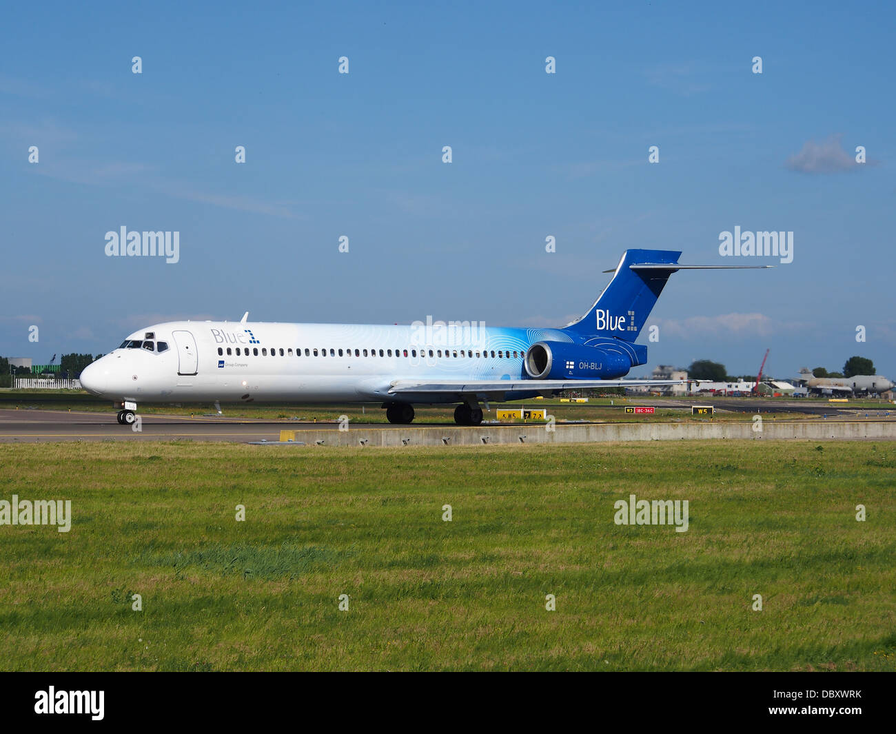 OH-BLJ Blue1 Boeing 717-23 s - Cn 55065 Rollzeiten 19july2013 1 Stockfoto