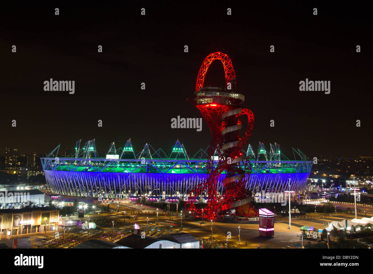 Eröffnungsfeier am Paralympics 2012, Queen Elizabeth Olympic Park, Stratford, London, Vereinigtes Königreich Stockfoto