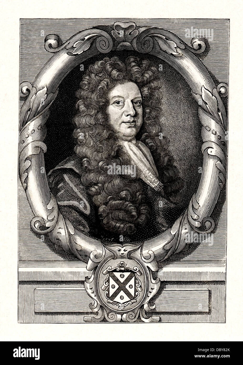 John Blow (1649-1708), englischer Komponist und Organist. Stockfoto