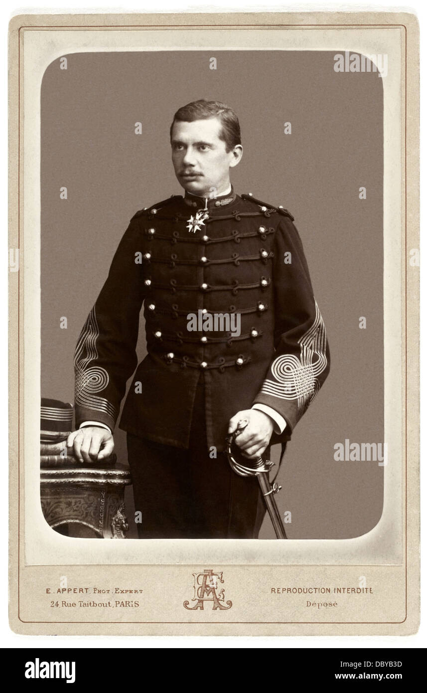 Gustave Borgnis-Desbordes (1839-1900), französischer Offizier und Explorer (Cochinchina und französischen Sudan). Stockfoto