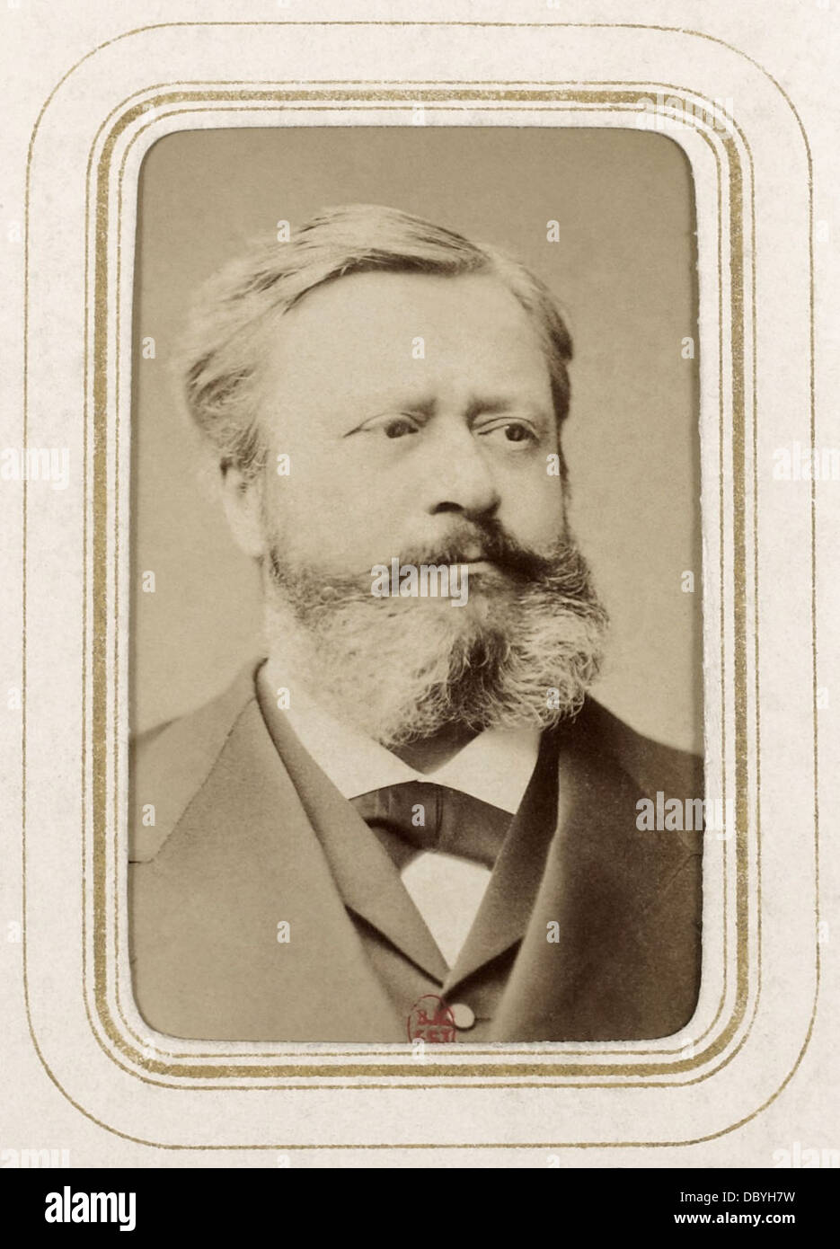Edmond über (1828 – 1885), französischer Schriftsteller (Schriftsteller), Journalist und Kunstkritiker, Mitglied der Académie française Stockfoto