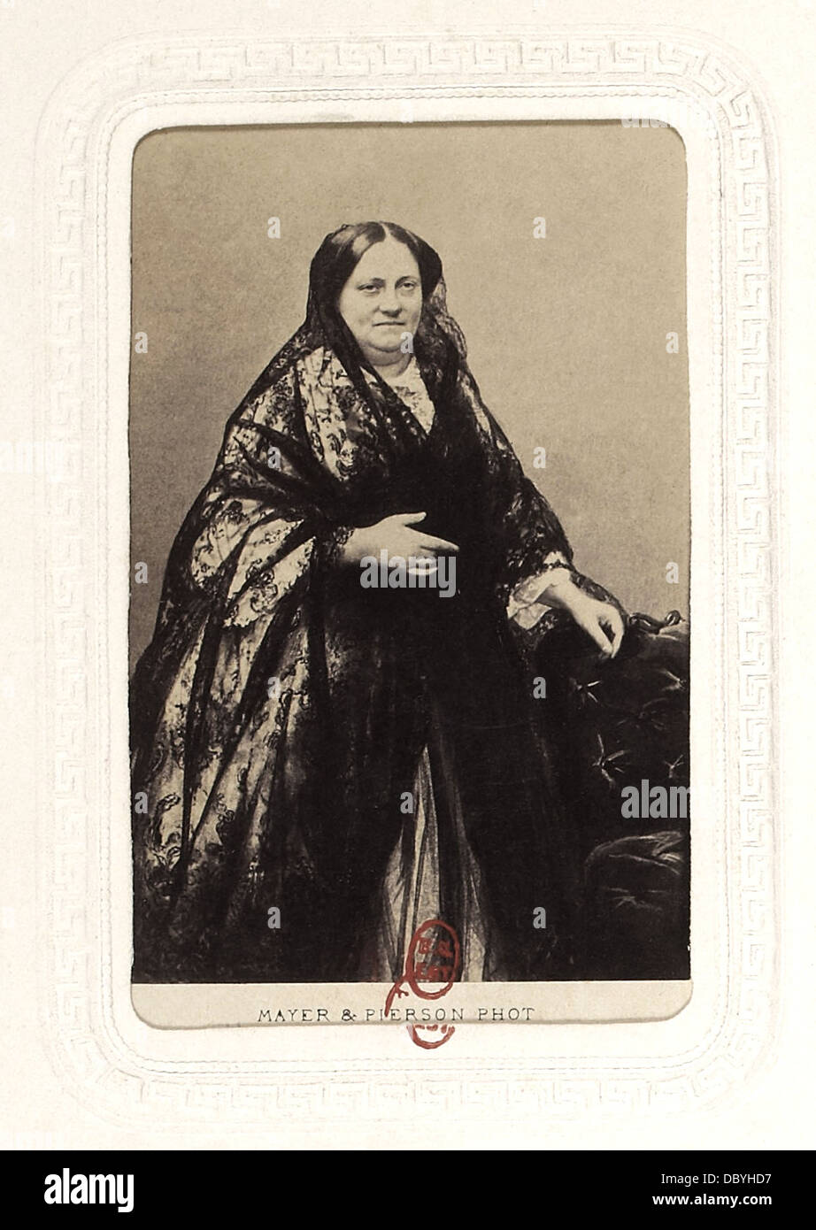 Maria Christina beider Sizilien (1806-1878), Königin-Gemahl von Spanien, vierte Ehefrau und Witwe von Ferdinand VII. von Spanien, regent Stockfoto