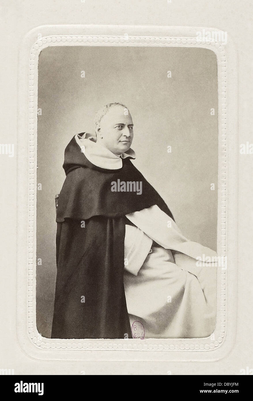 Lacordaire (1802-1861), französischer Dominikaner, politische Aktivist, Journalist, Schriftsteller und Prediger. Stockfoto