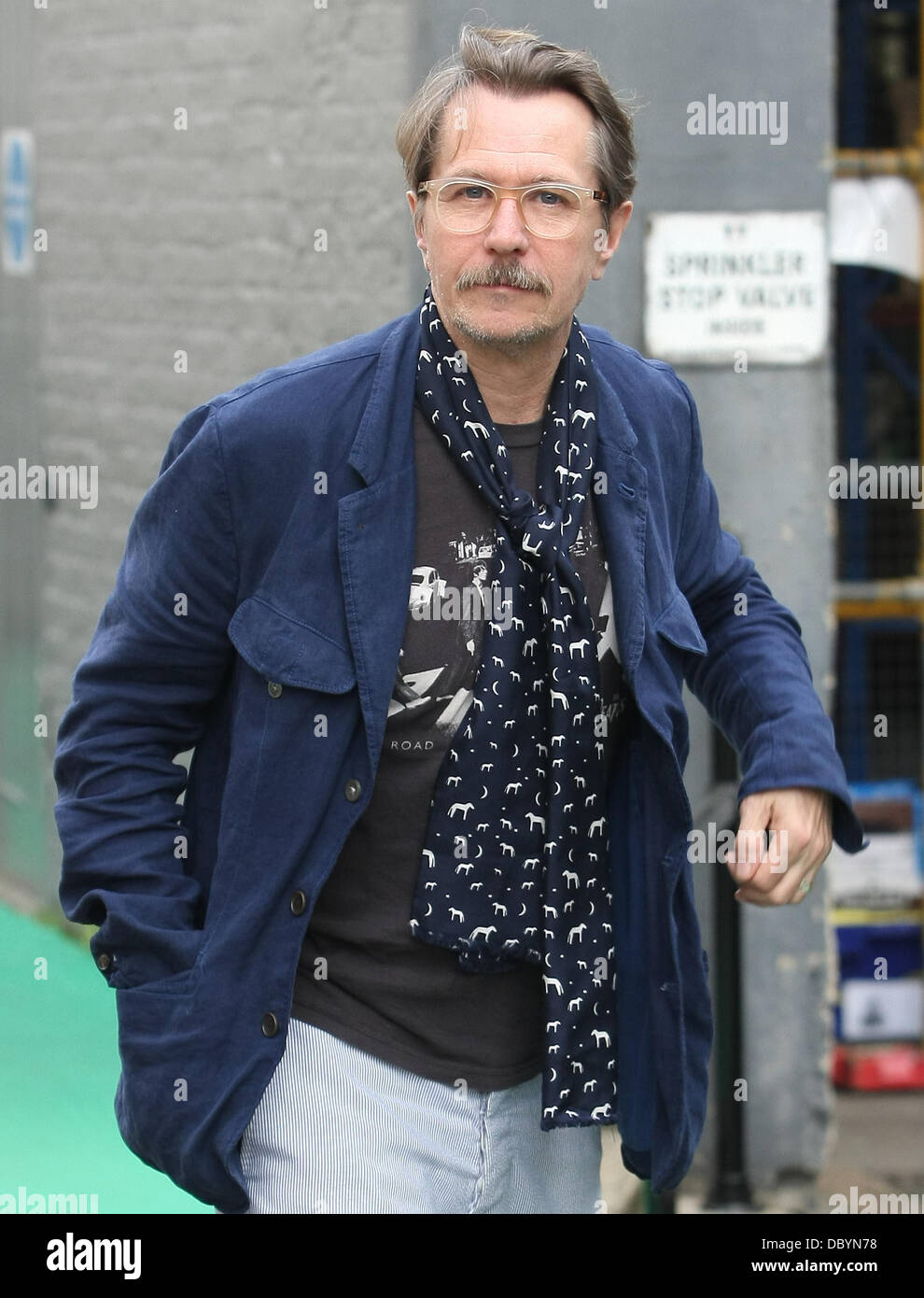 Gary Oldman außerhalb der ITV Studios London, England - 16.09.11 Stockfoto