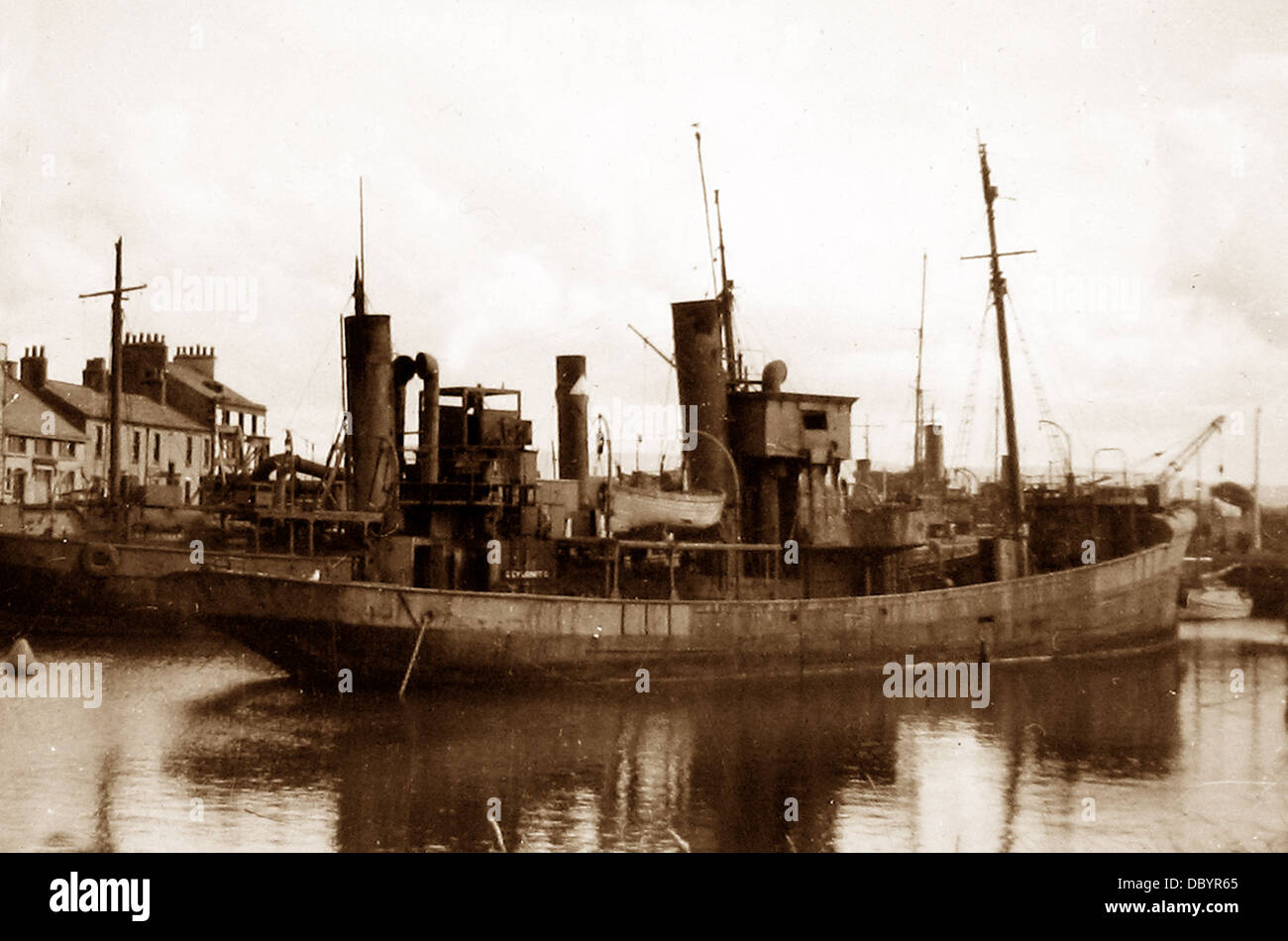 Glasson Dock frühen 1900er Jahren Stockfoto