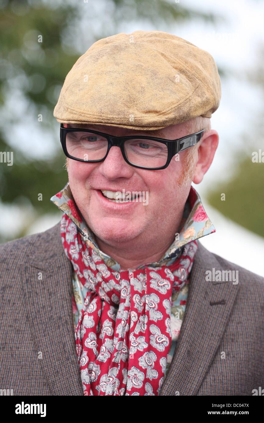 Chris Evans beim Goodwood Revival auf dem Goodwood Anwesen in Chichester, West Sussex, England - 18.09.11 Stockfoto