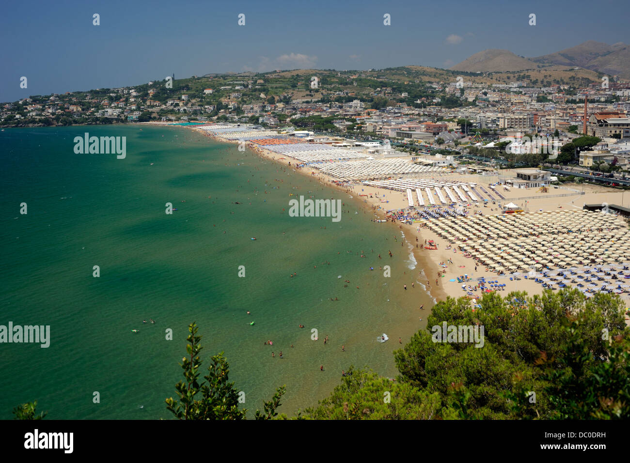 Italien, Latium, Gaeta, Serapo Beach Stockfoto