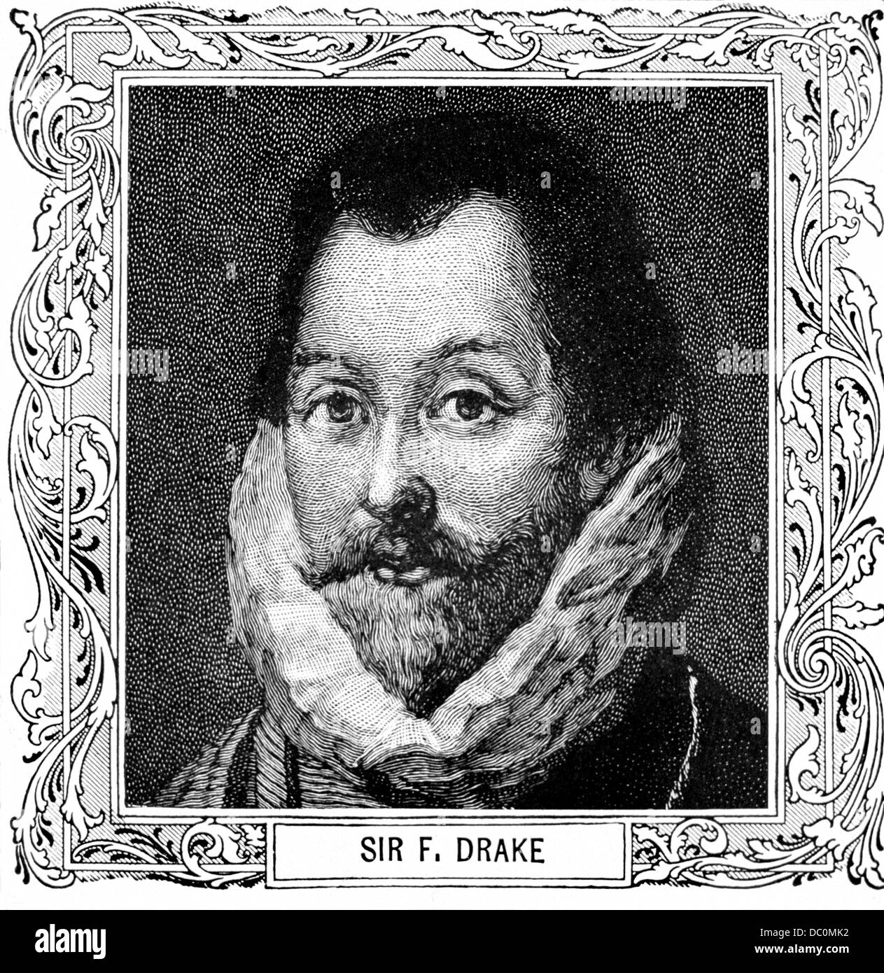 1500S 1580S NIEDERLAGE DER SPANISCHEN ARMADA 1588 VIZEADMIRAL SIR FRANCIS DRAKE BRITISCHE FORSCHER SCHIFF GOLDEN HIND Stockfoto