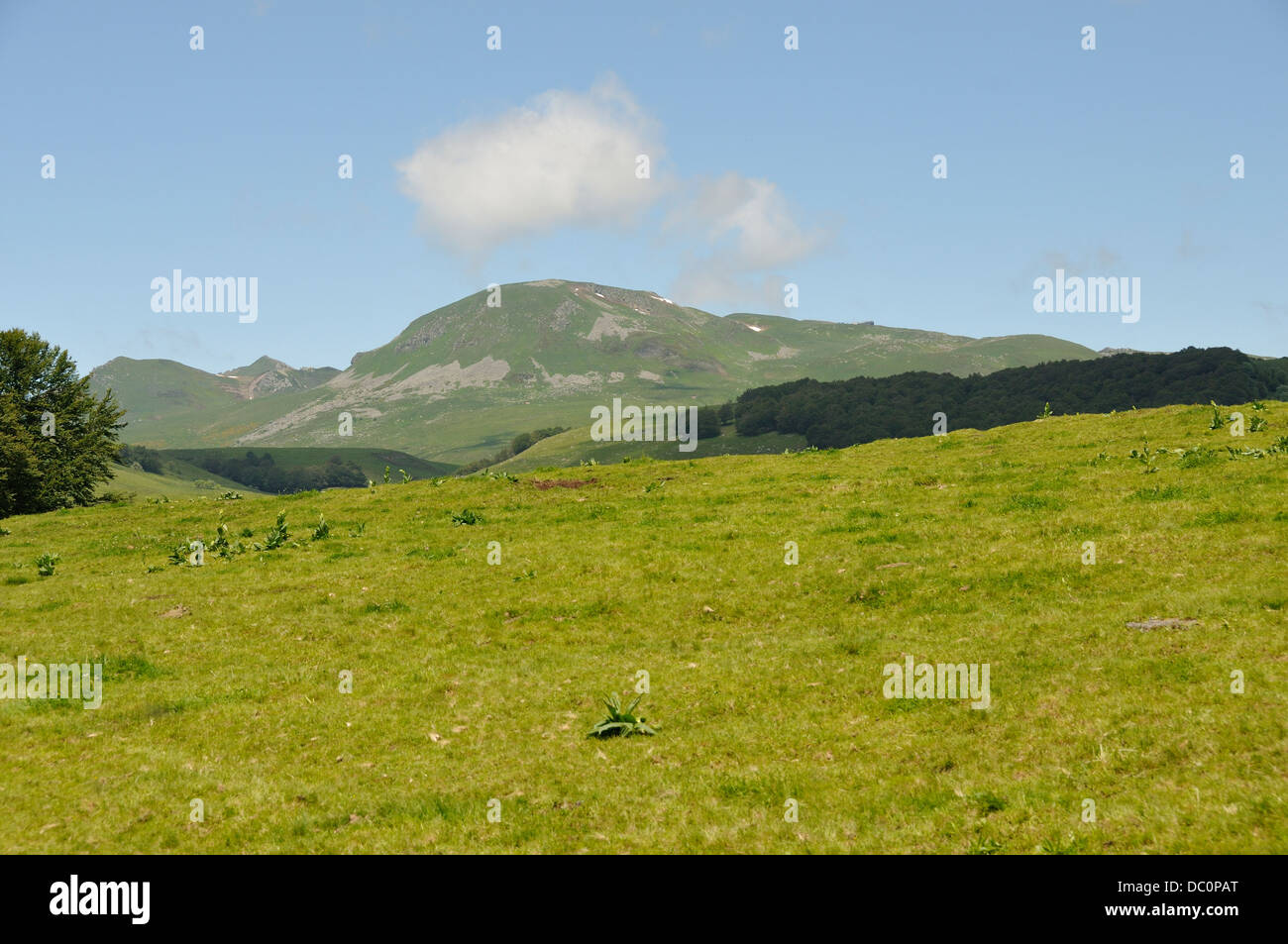 Vulkane in der Auvergne Stockfoto