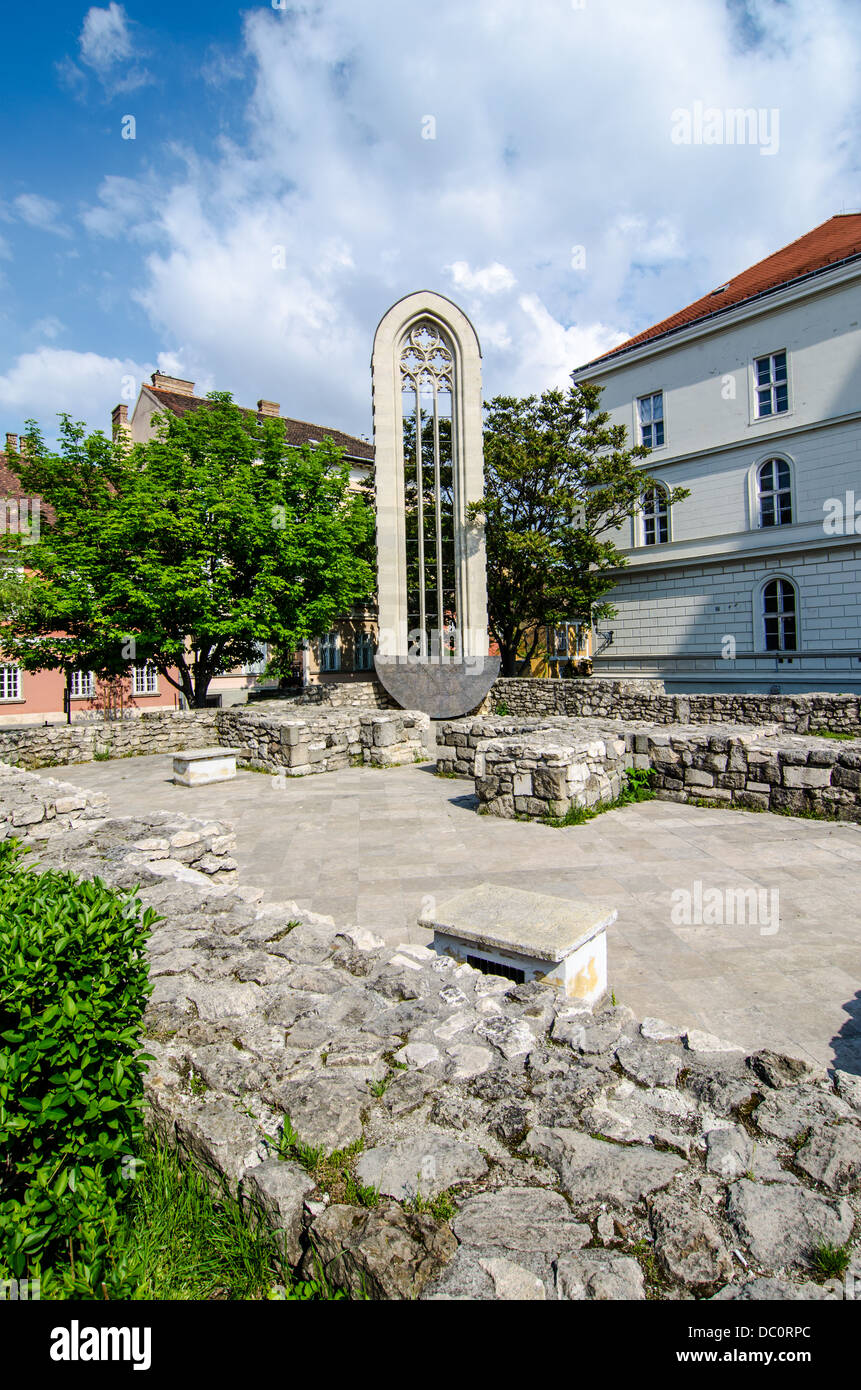 Maria Magdalena Kirche, Ruinen, auf dem Burgberg, Budapest, Ungarn Stockfoto