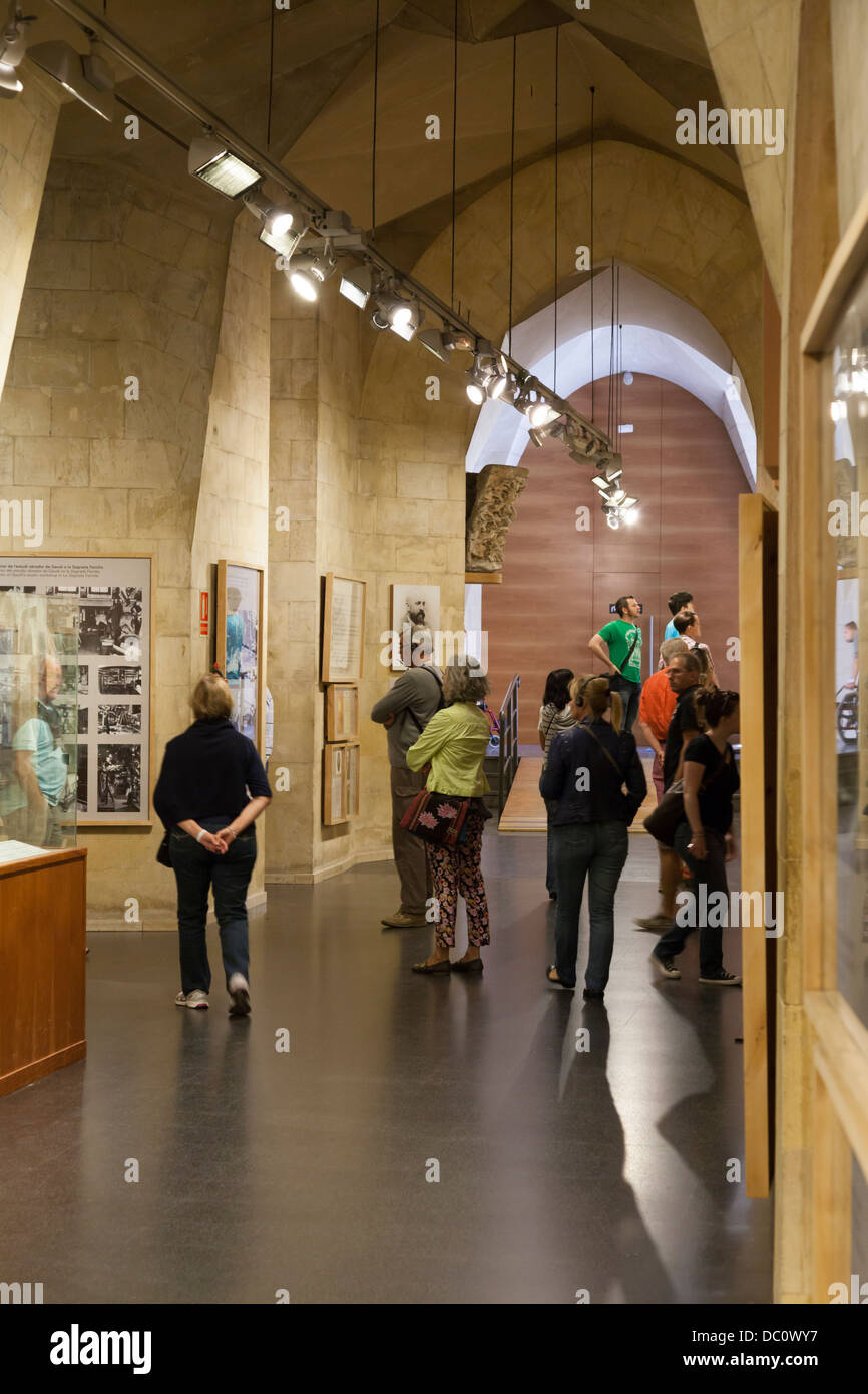 La Sagrada Familia Museum Stockfoto