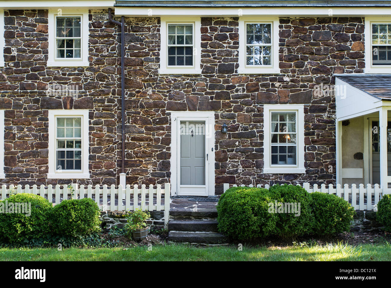 Historische Peachfield Plantation House, Westampton, New Jersey, USA Stockfoto