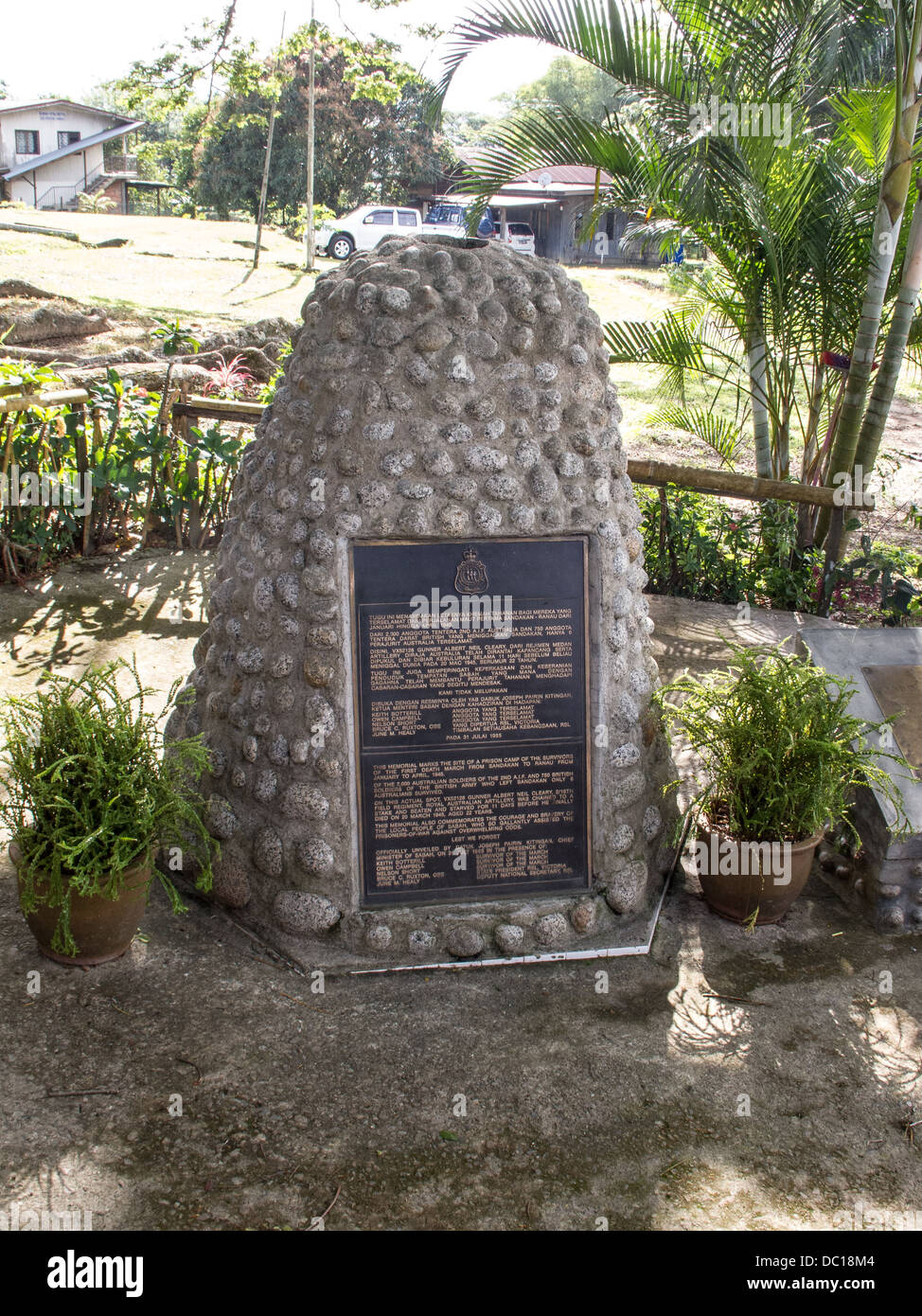 Ranau Krieg Denkmal in Sabah, Borneo Malaysia Asien Stockfoto